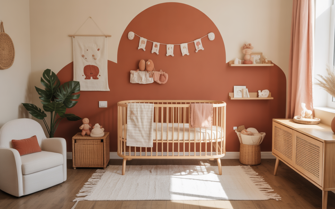Comment aménager une chambre bébé terracotta chaleureuse et tendance