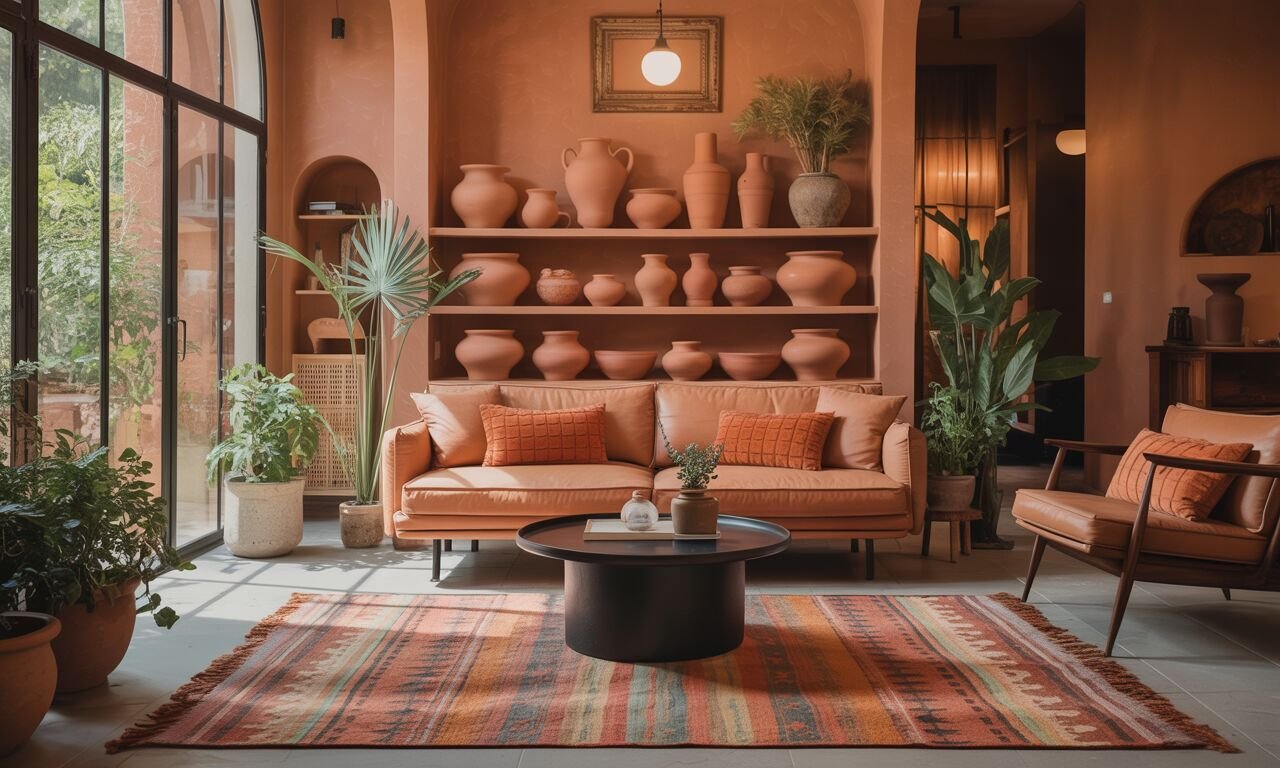 Découvrez 25 idées déco terracotta pour créer une ambiance chaleureuse et tendance dans votre intérieur. Inspirez-vous de nos conseils pour un décor authentique et convivial.