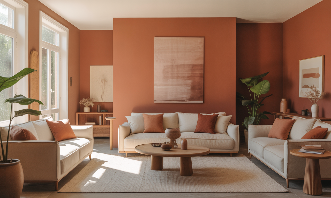 découvrez notre guide complet pour choisir la teinte parfaite de peinture terracotta pour votre salon et créez une ambiance chaleureuse et élégante.