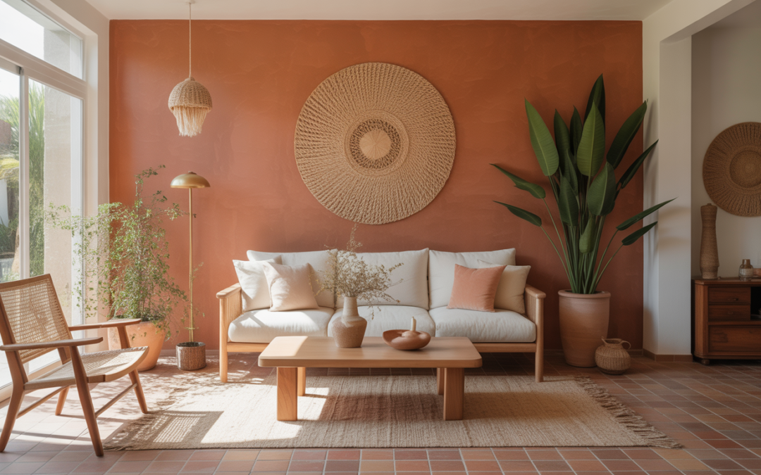 Peinture terracotta salon : guide pour bien choisir la teinte