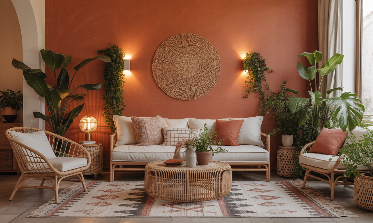 découvrez nos astuces pour aménager un salon avec un mur terracotta, alliant chaleur et style tendance pour une décoration accueillante et moderne.
