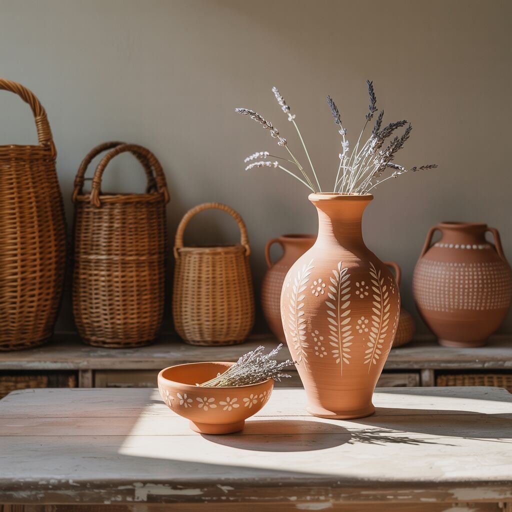 Découvrez 25 idées déco terracotta pour créer une ambiance chaleureuse et tendance dans votre intérieur. Inspirez-vous de nos conseils pour un style convivial et moderne.