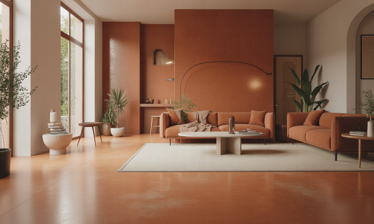 découvrez les avantages du béton ciré terracotta et ses nombreuses applications pour sublimer votre intérieur avec un style chaleureux et moderne.