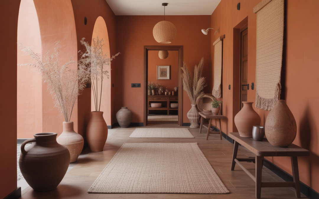 Couloir terracotta : idées pour une décoration chaleureuse et authentique