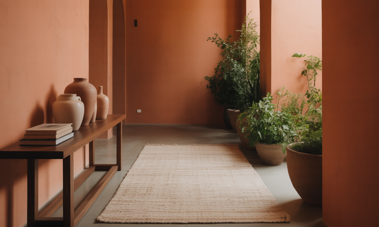 découvrez des idées inspirantes pour décorer votre couloir avec des éléments en terracotta, créant une ambiance chaleureuse et authentique dans votre intérieur.