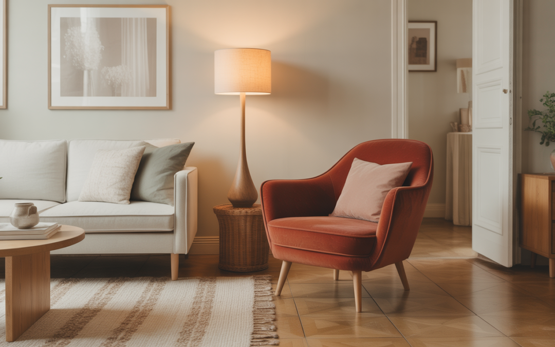 Fauteuil terracotta : guide pour choisir et intégrer cette teinte chaleureuse dans votre intérieur