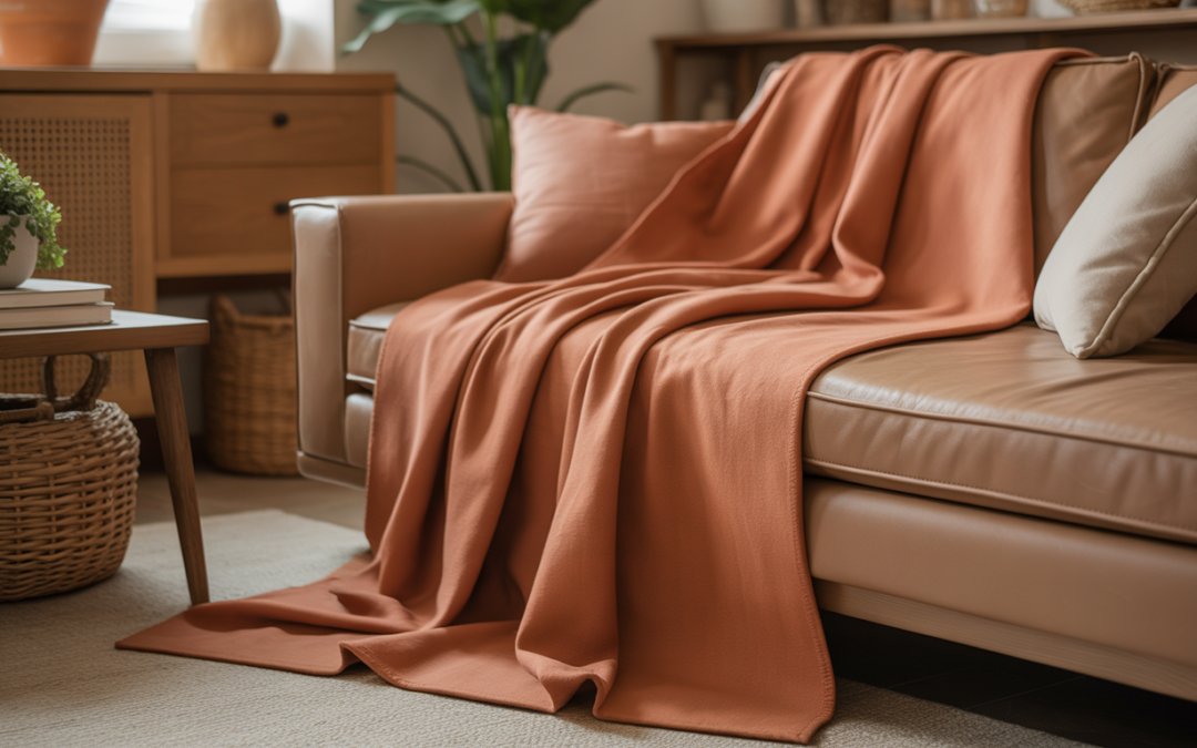 Tout savoir sur le plaid terracotta pour une déco chaleureuse