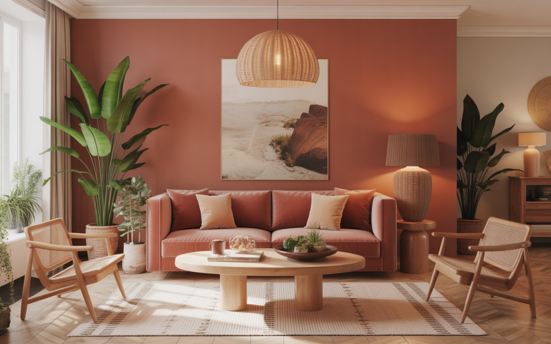 Déco terracotta salon : conseils pour créer un espace chaleureux et tendance