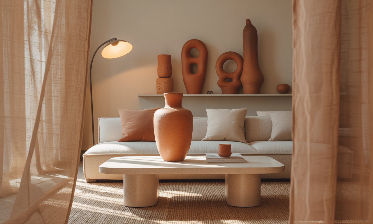 découvrez nos conseils pour créer un salon chaleureux et tendance avec une décoration terracotta, alliant couleurs naturelles et mobilier élégant.