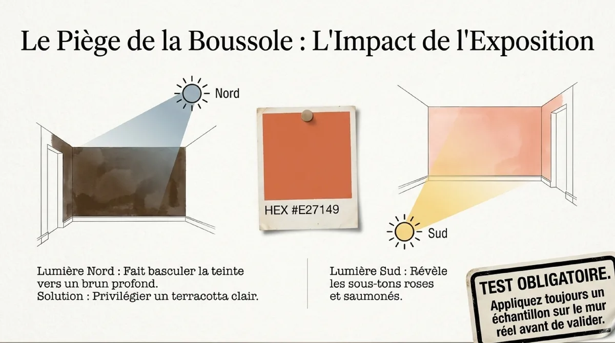 Infographie Peinture murale terracotta : techniques, finitions et erreurs à éviter