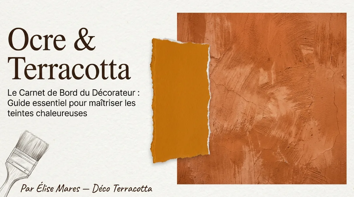 Infographie Ocre terracotta : origines historiques et propriétés des pigments pour la décoration