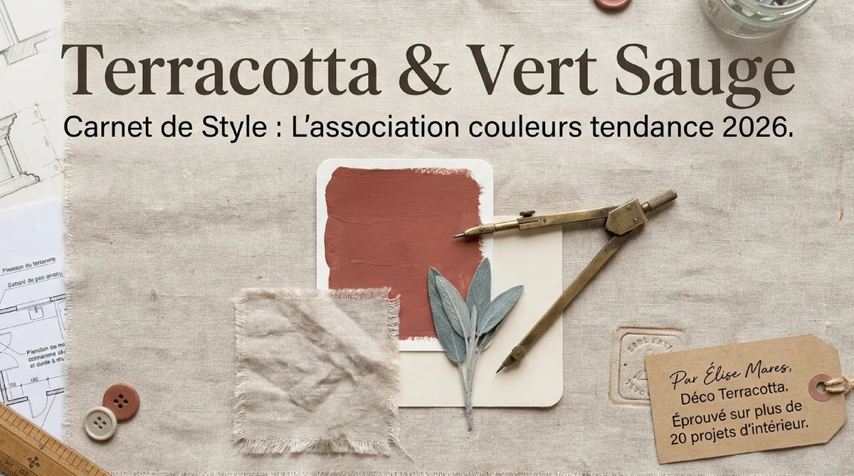 Infographie Pourquoi terracotta et vert sauge fonctionnent ensemble