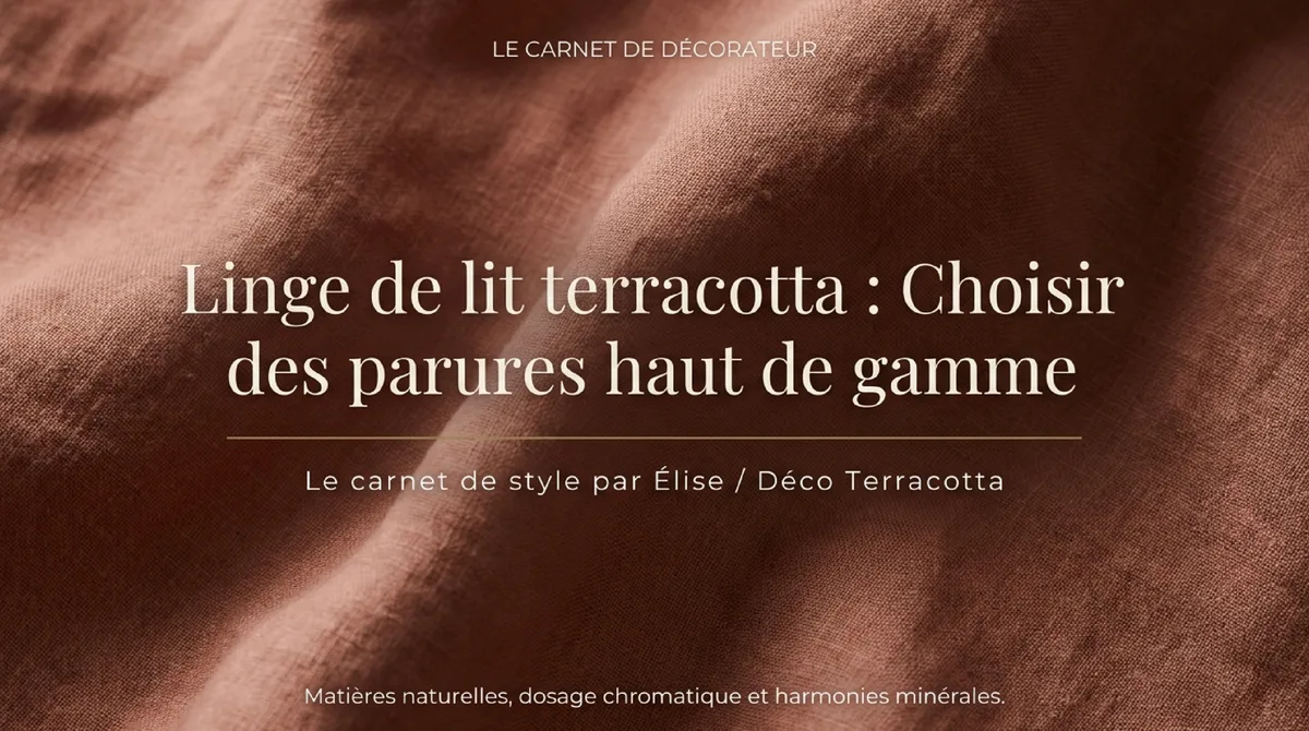 Infographie Pourquoi le linge de lit terracotta change l’atmosphère d’une chambre