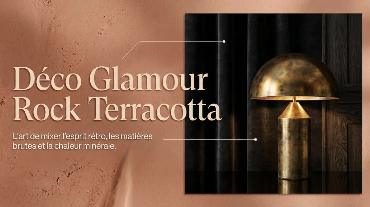 Infographie Pourquoi le glamour rock fonctionne si bien avec le terracotta