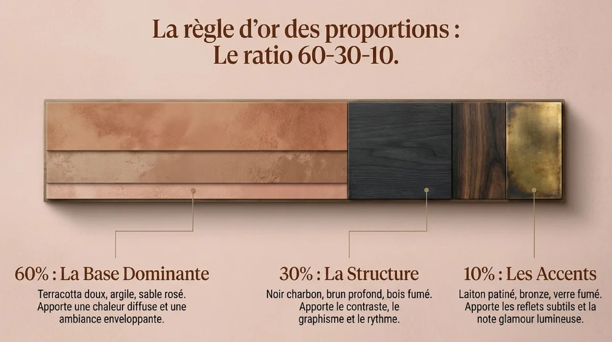 Infographie Quelles matières choisir pour un rendu glamour rock réussi