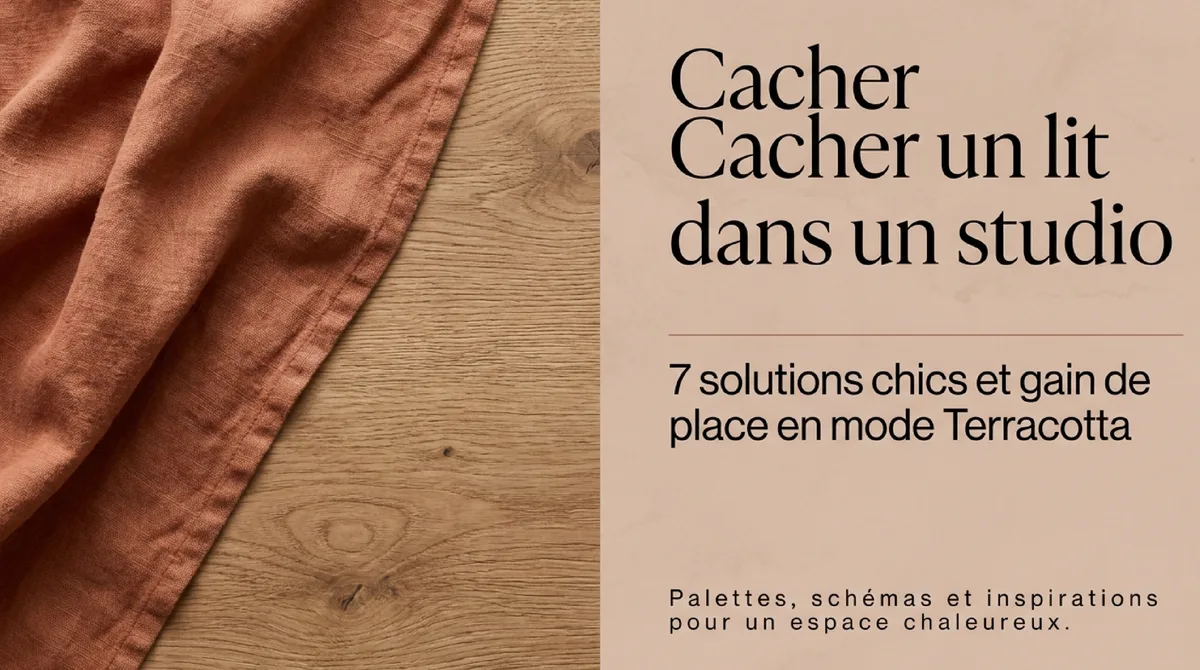 Infographie Le lit escamotable, une solution discrète et contemporaine