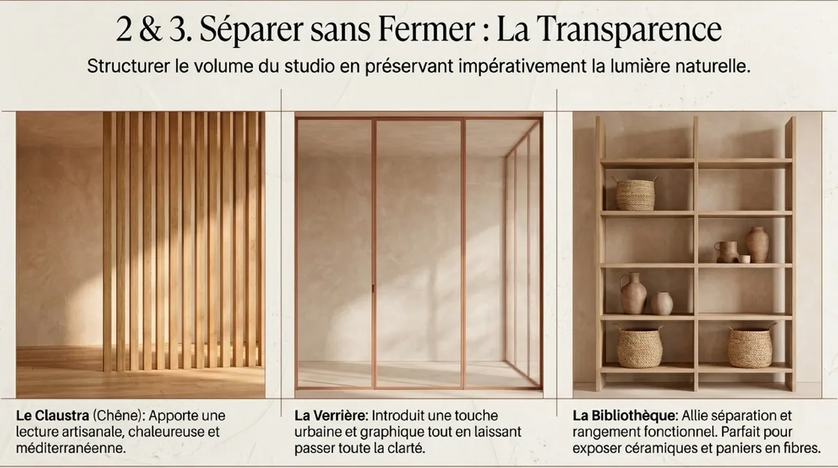 Infographie Les erreurs à éviter pour un studio chaleureux et lisible