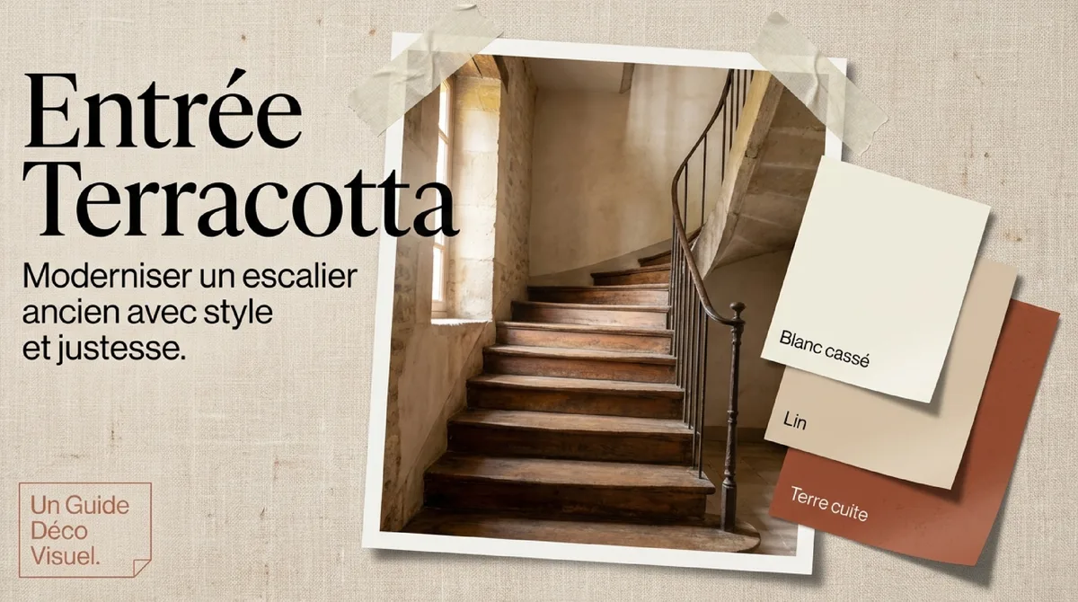 Infographie Redonner de la présence à l’escalier sans le dénaturer