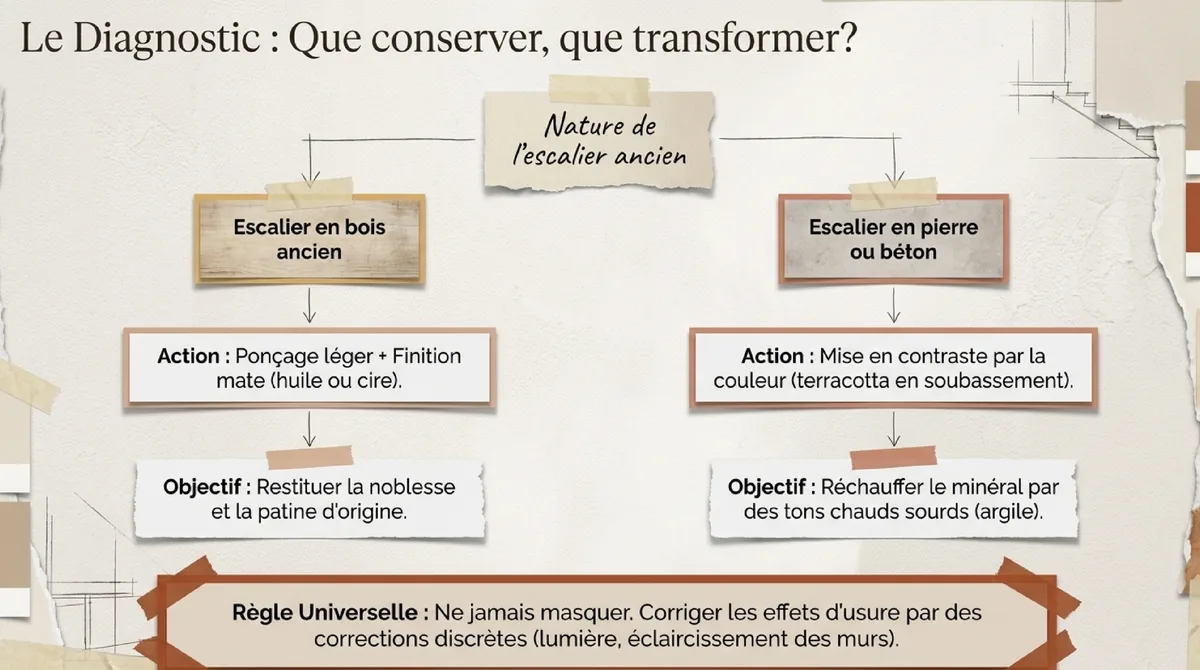 Infographie Matériaux et finitions : ce qui modernise vraiment l’espace
