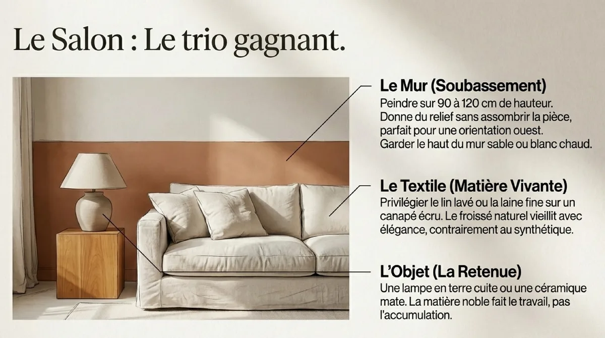 Infographie La chambre d’été doit rester fraîche visuellement