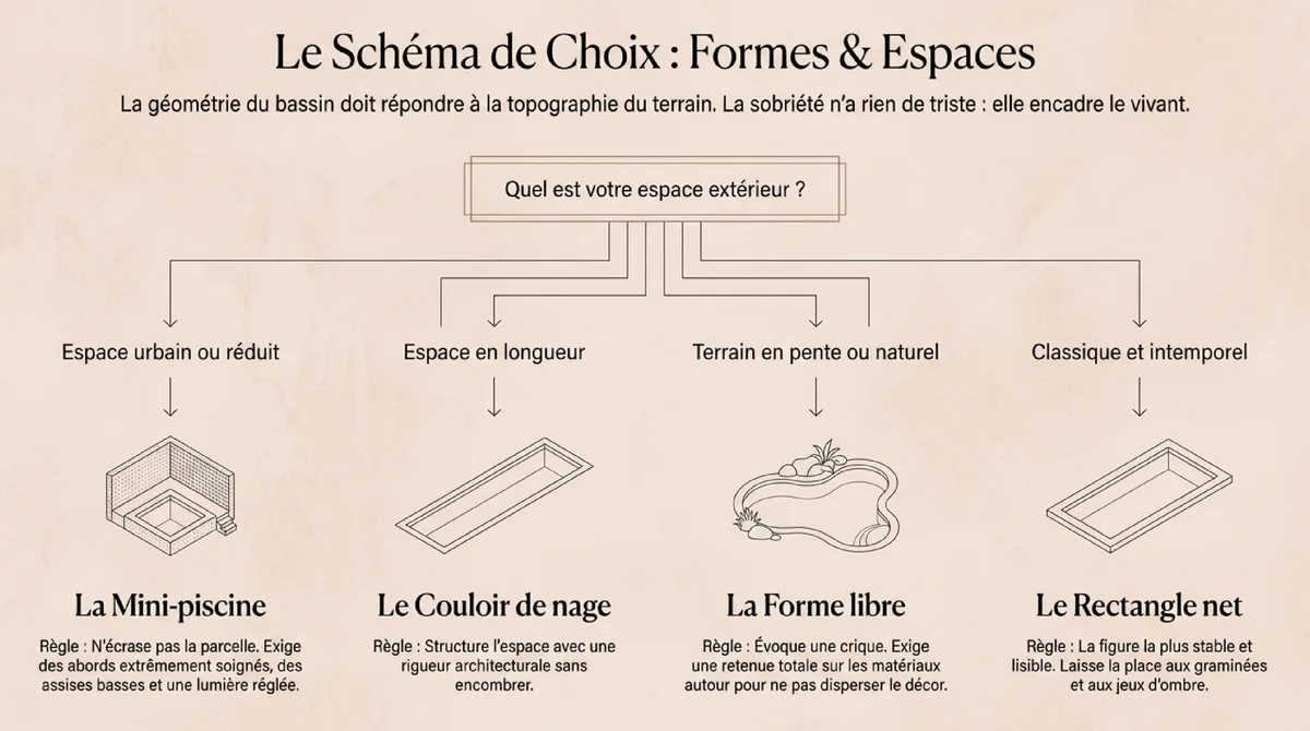 Infographie Les abords : là où le bassin devient un vrai décor