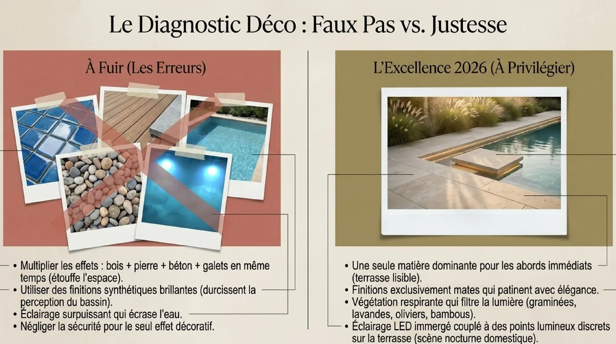 Infographie Pourquoi la piscine sobre vieillit mieux