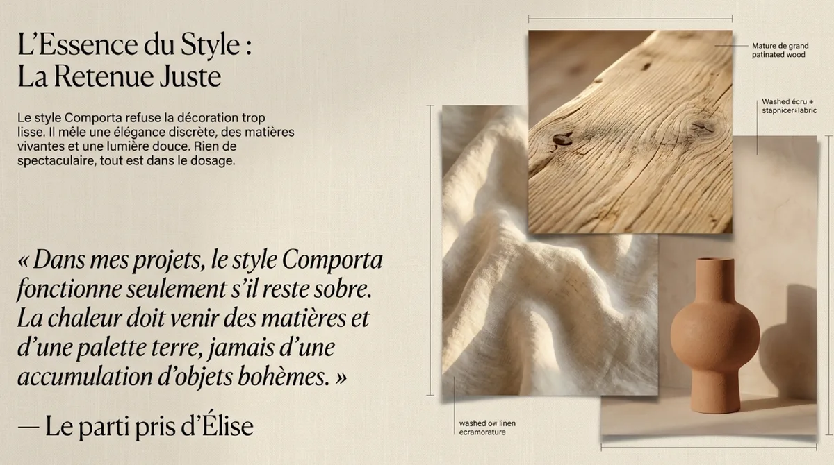 Infographie Pourquoi le style Comporta parle si bien à la terracotta