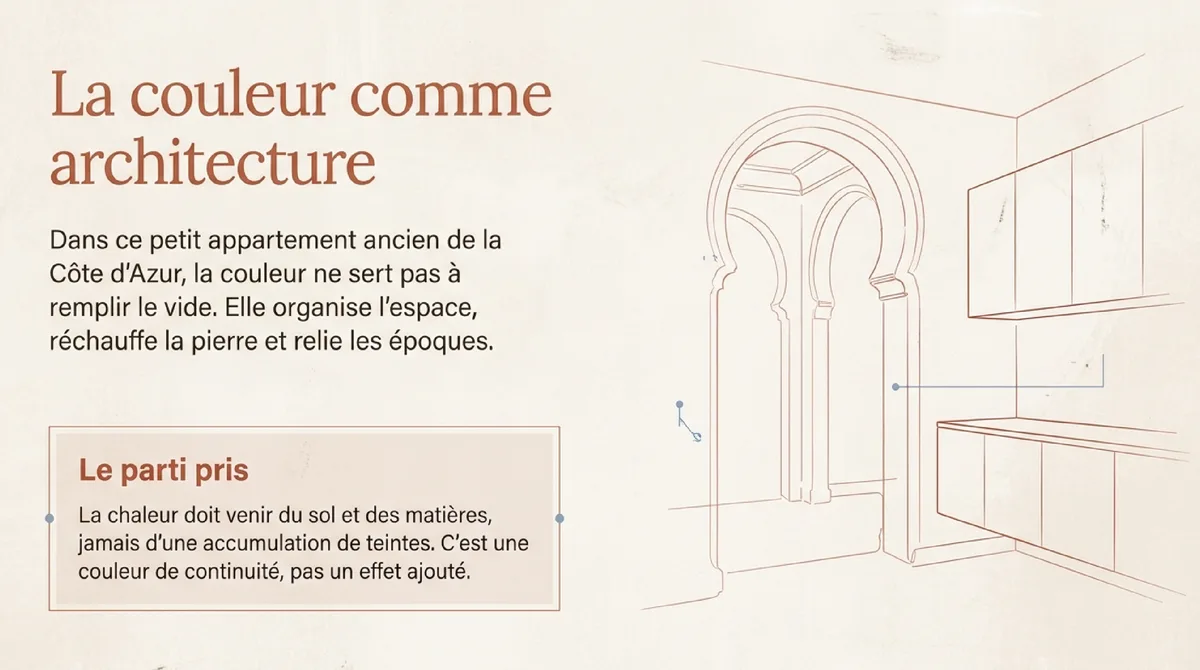 Infographie Composer un appartement terracotta sans l’étouffer