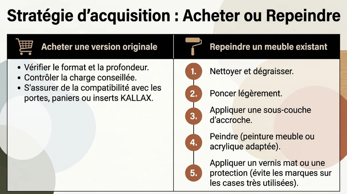 Infographie Dans quelles pièces la KALLAX rouille fonctionne le mieux