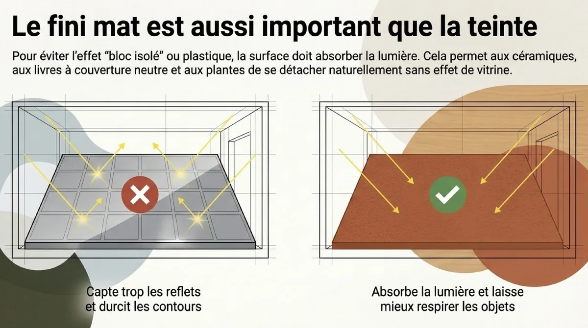 Infographie Quelles associations de couleurs et de matières privilégier