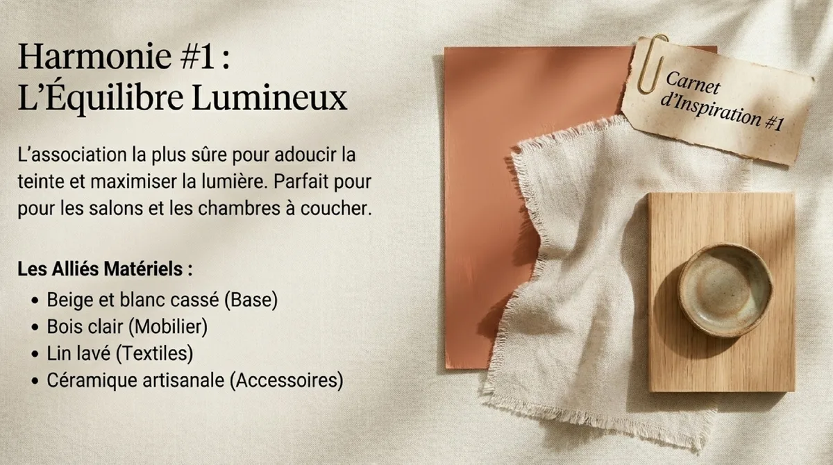 Infographie Trois règles à retenir pour choisir un mur terracotta