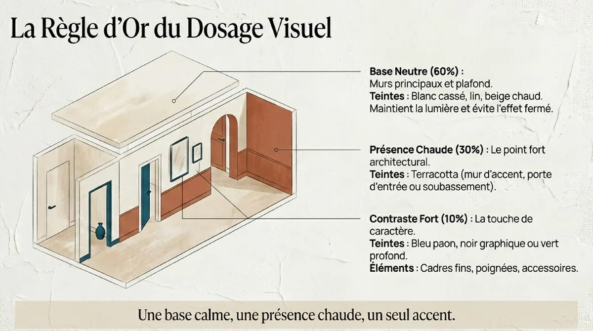 Infographie Éclairage doux, accessoires et plantes vertes : la touche finale pour une décoration chaleureuse