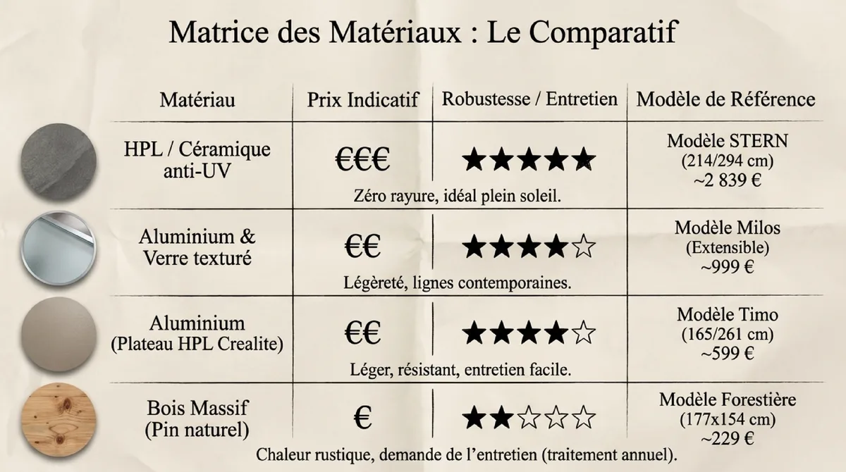 Infographie Trois règles à retenir pour une table terracotta jardin