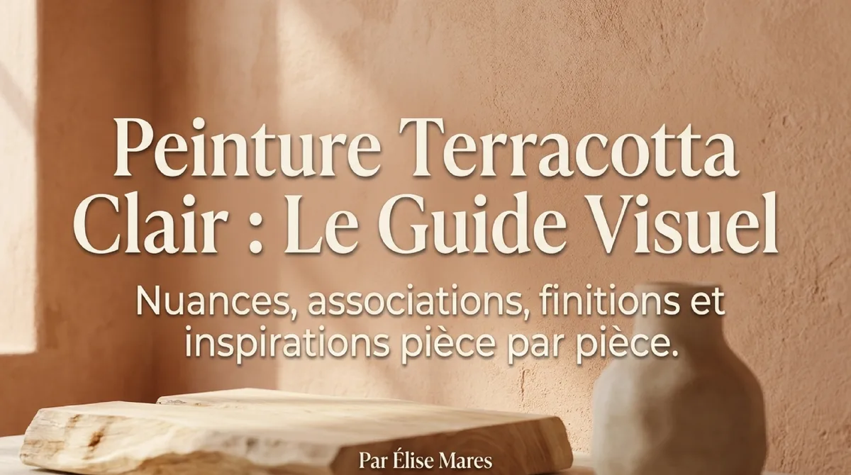 Infographie Les nuances de terracotta clair à connaître