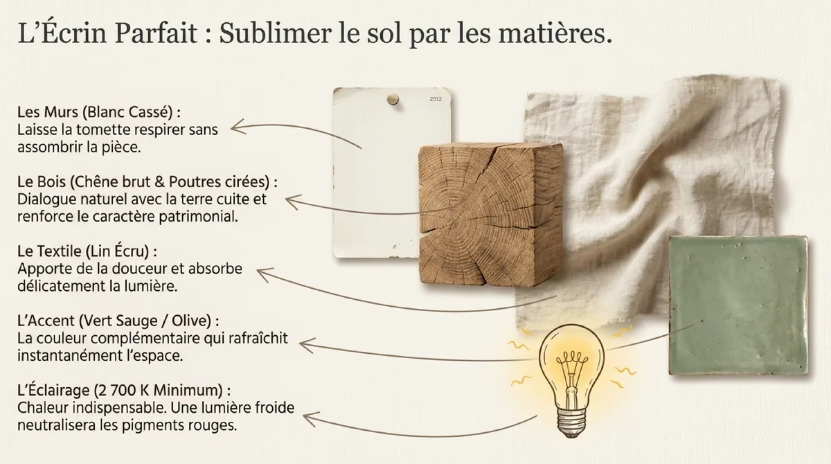 Infographie Mon retour d'experte sur les tomettes rouges anciennes