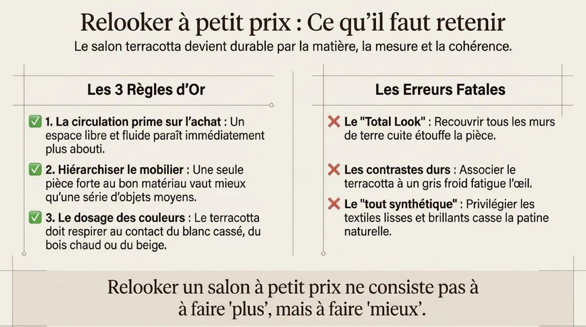 Infographie Trois règles à retenir pour un relooking réussi