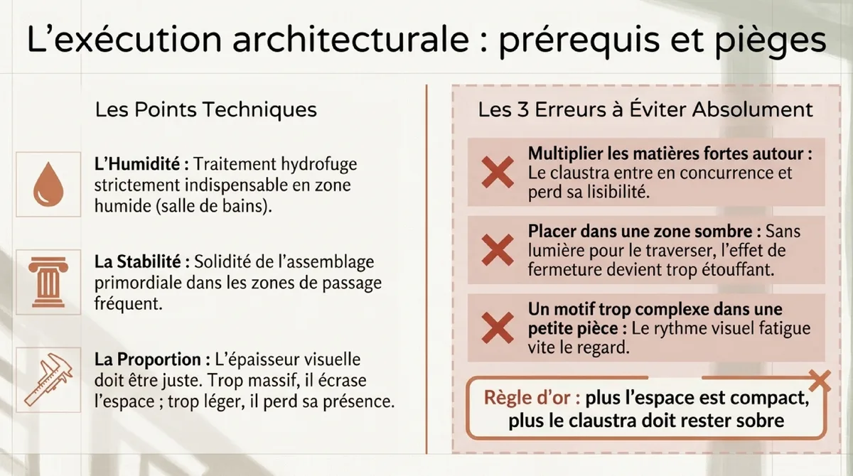 Infographie Pose, entretien et erreurs à éviter