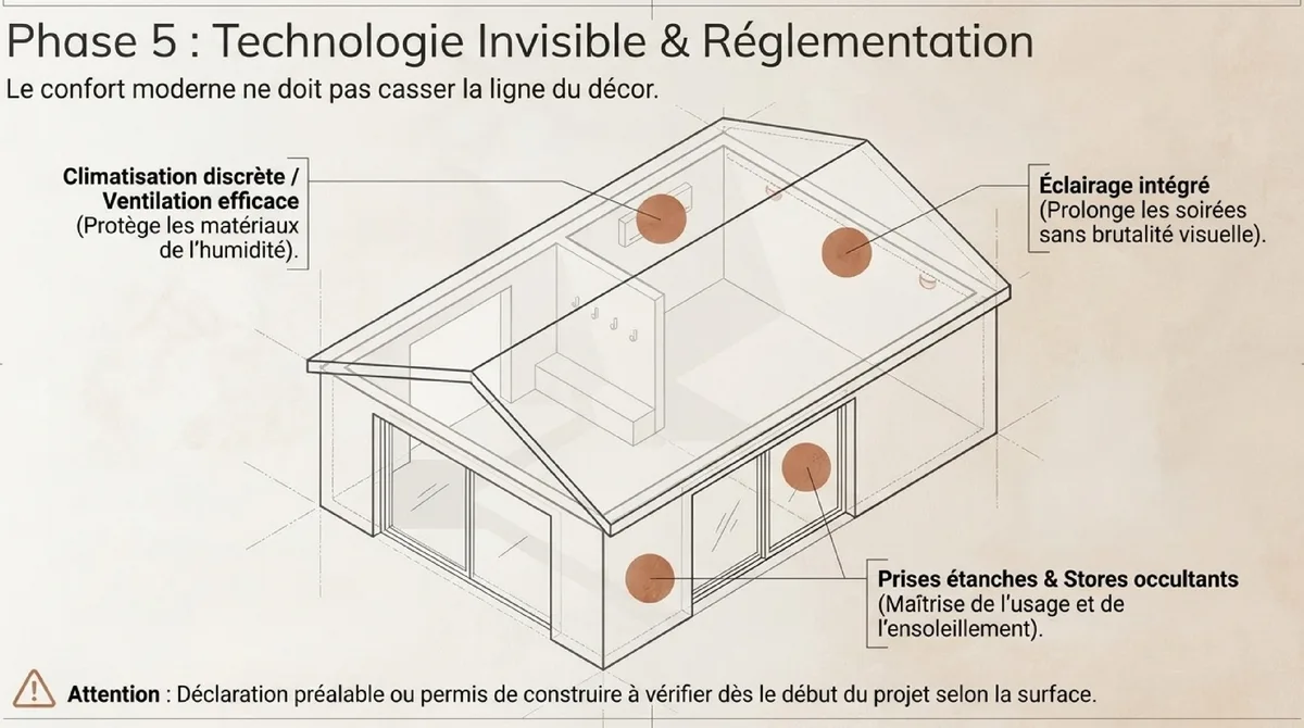 Infographie Confort, réglementation et évolutivité : la base d’un projet durable