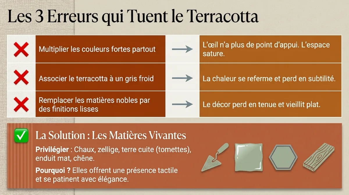 Infographie Matières, finitions et erreurs à éviter