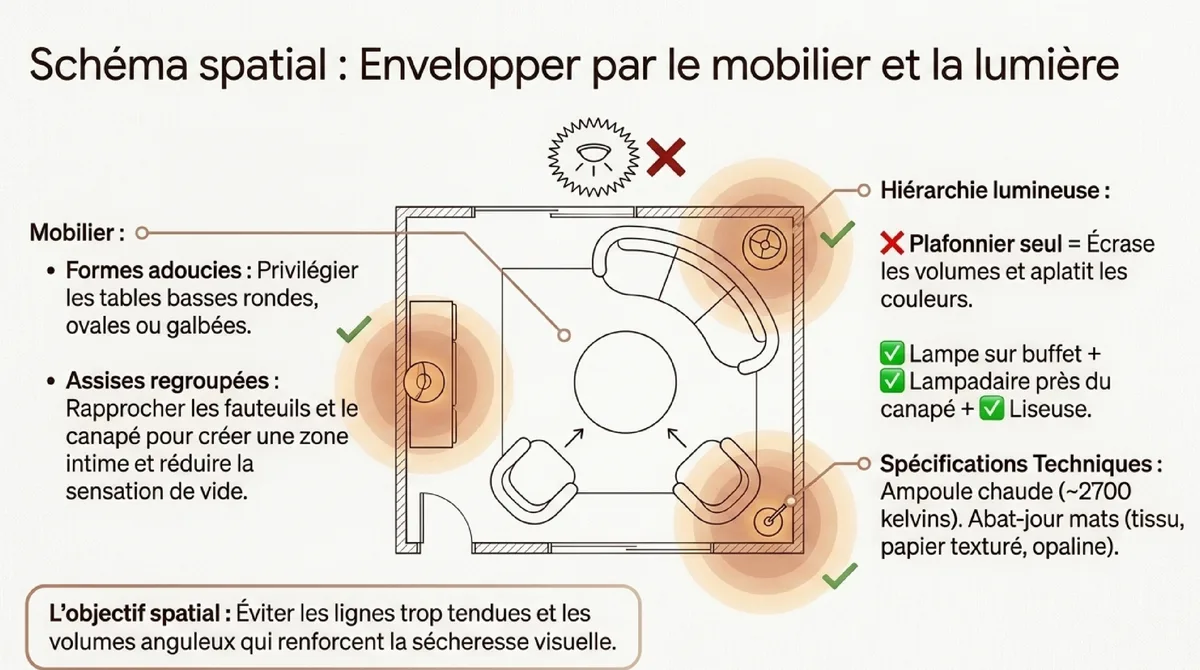 Infographie 3. Composer un mobilier plus enveloppant
