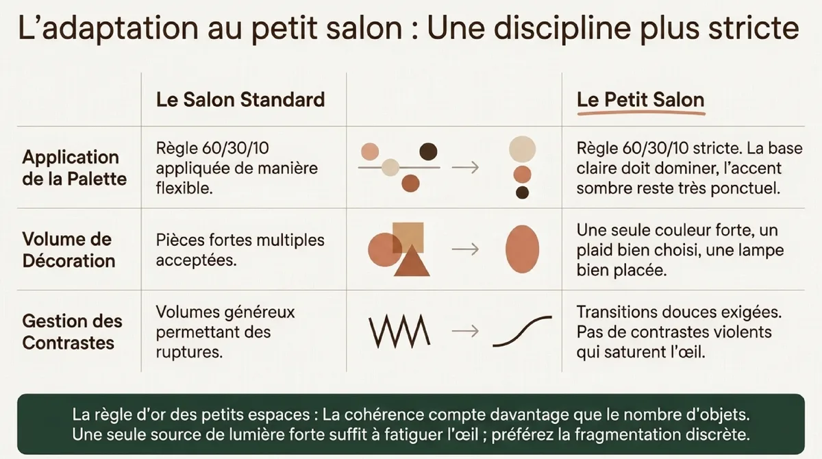 Infographie Adapter ces gestes à un petit salon